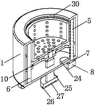 Rinsing equipment used for active carbon production