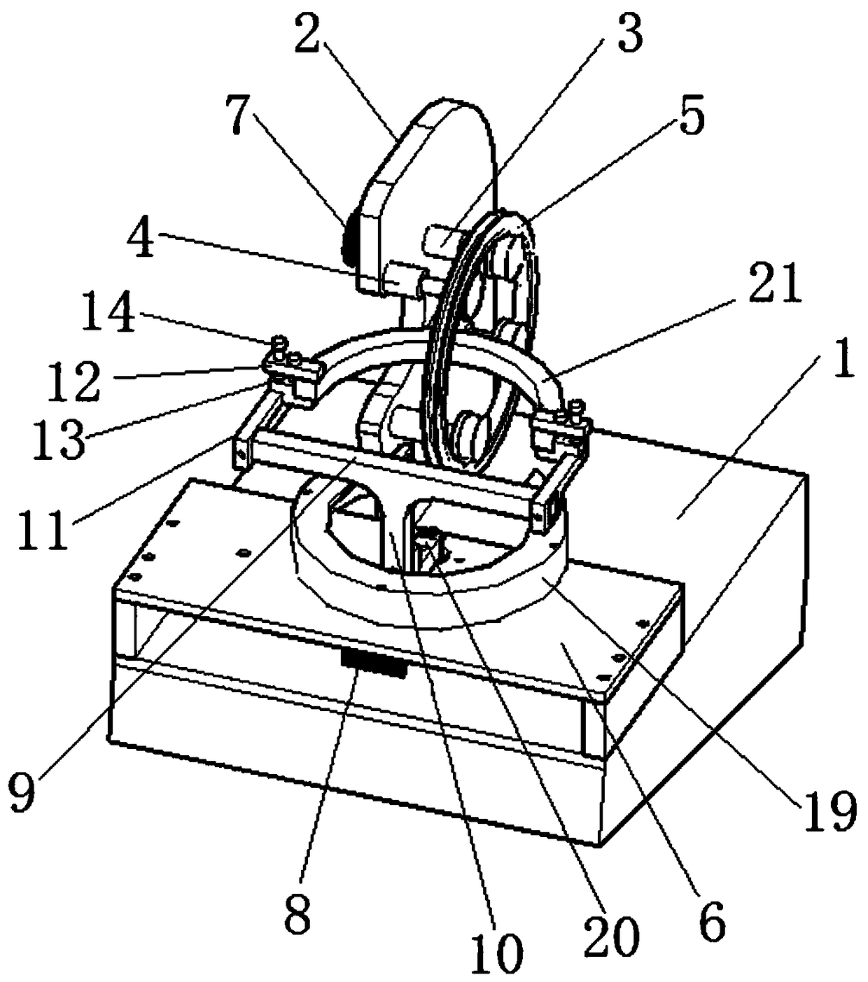 Wire arranging frame for winding open type coil