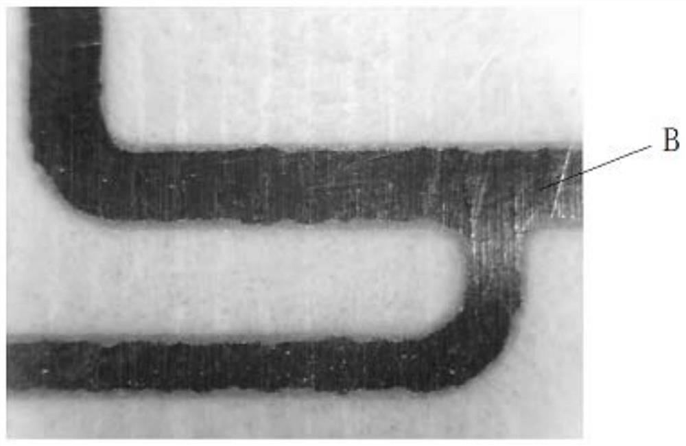 Corrosion inhibitor for reducing lateral etching of etched antennas and using method thereof