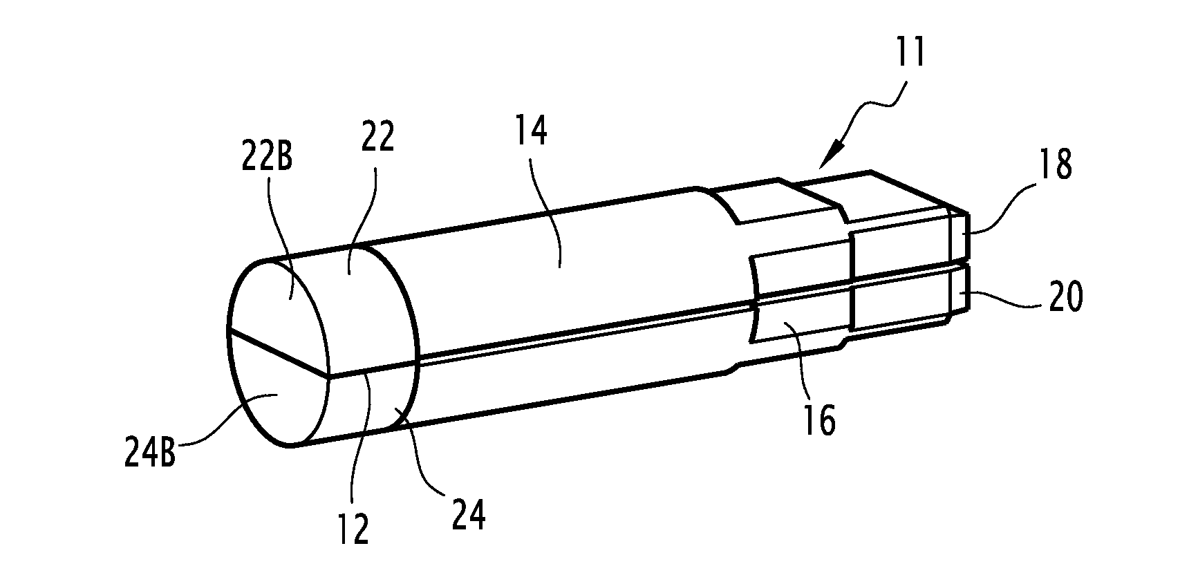 Horn, elementary antenna, antenna structure and telecommunication method associated therewith