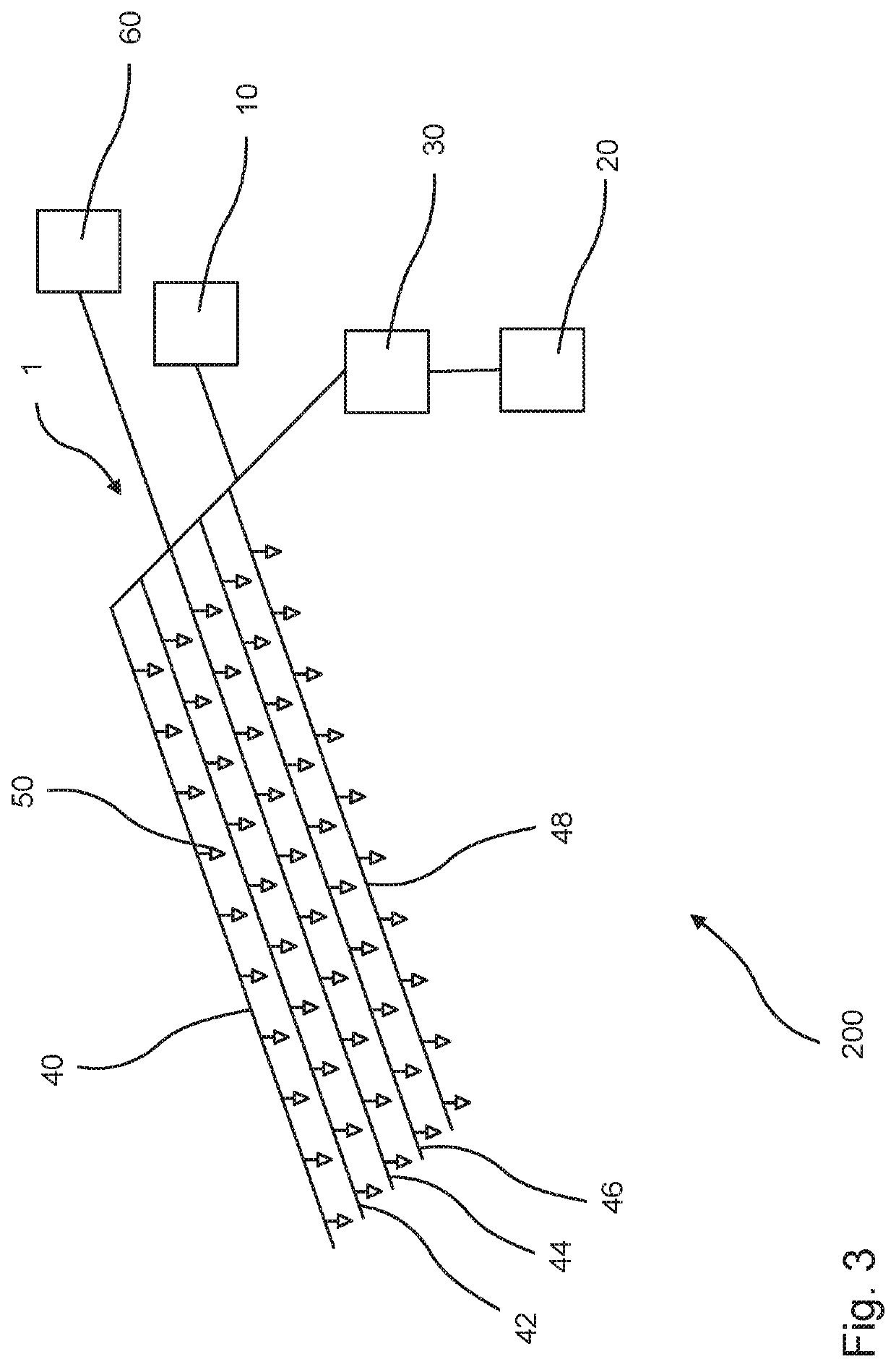 Extinguishing Nozzle, Fire Extinguishing Installation and Fire Protection System with Energy Harvesting