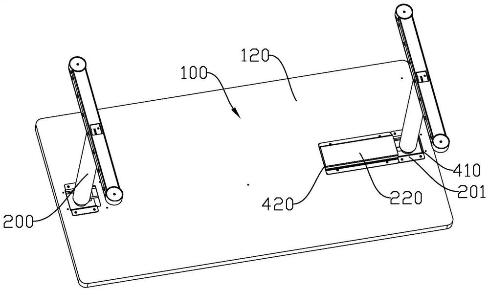 Electric lifting table