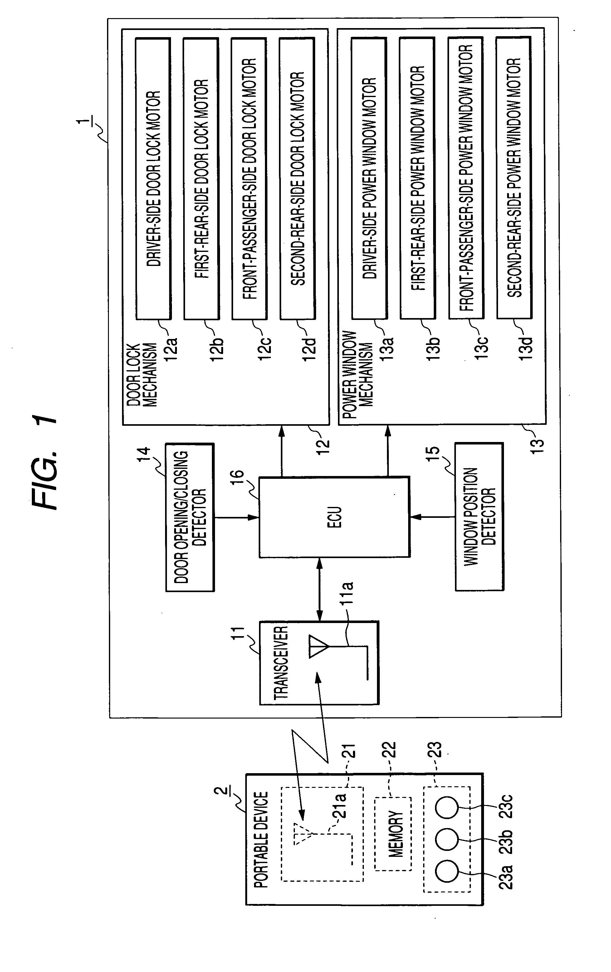 Keyless entry system