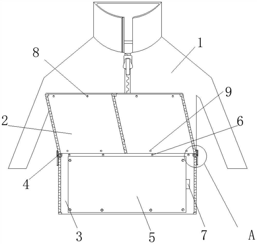 Down jacket capable of being folded and stored into neck pillow