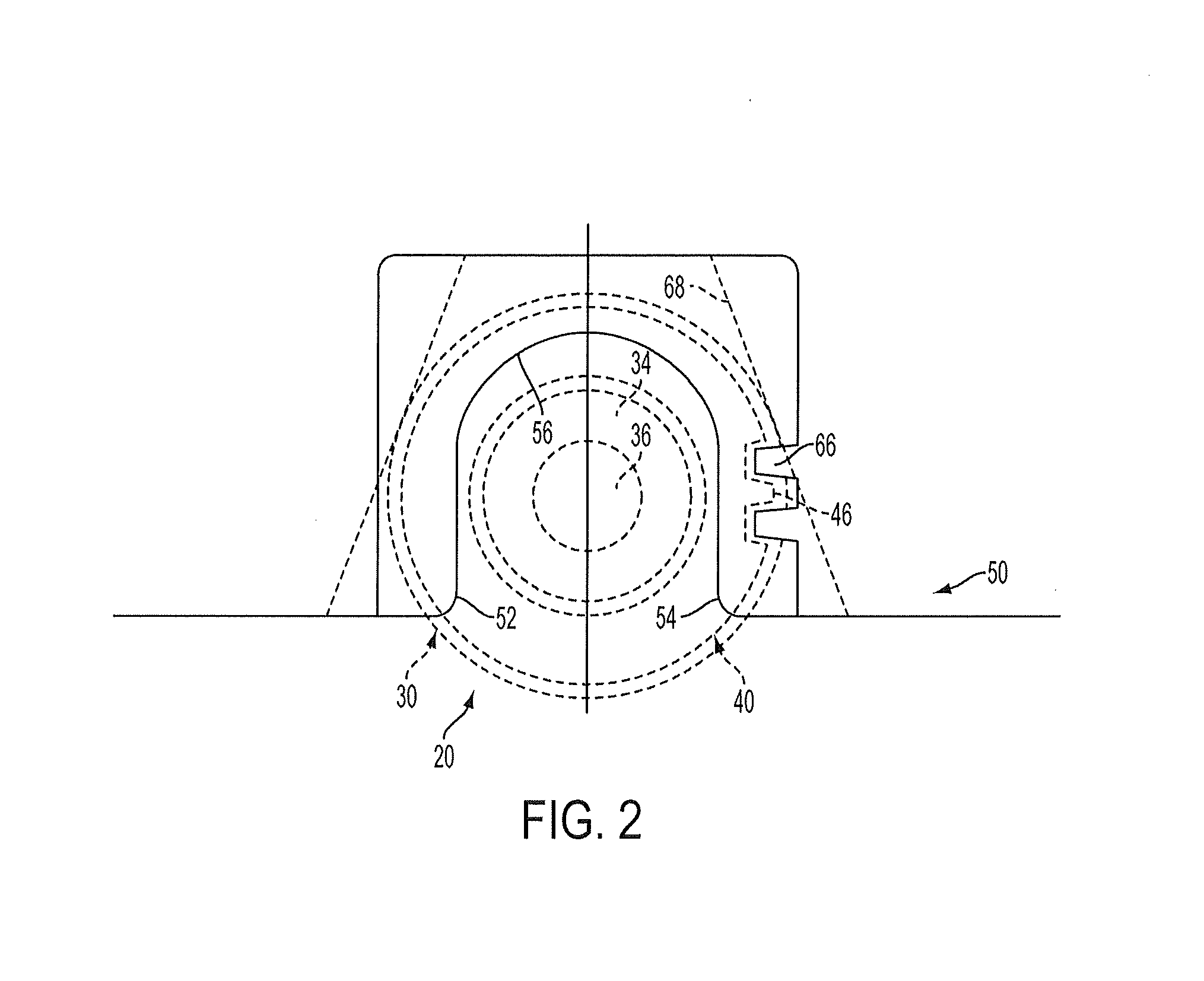 Self-loosening capsule