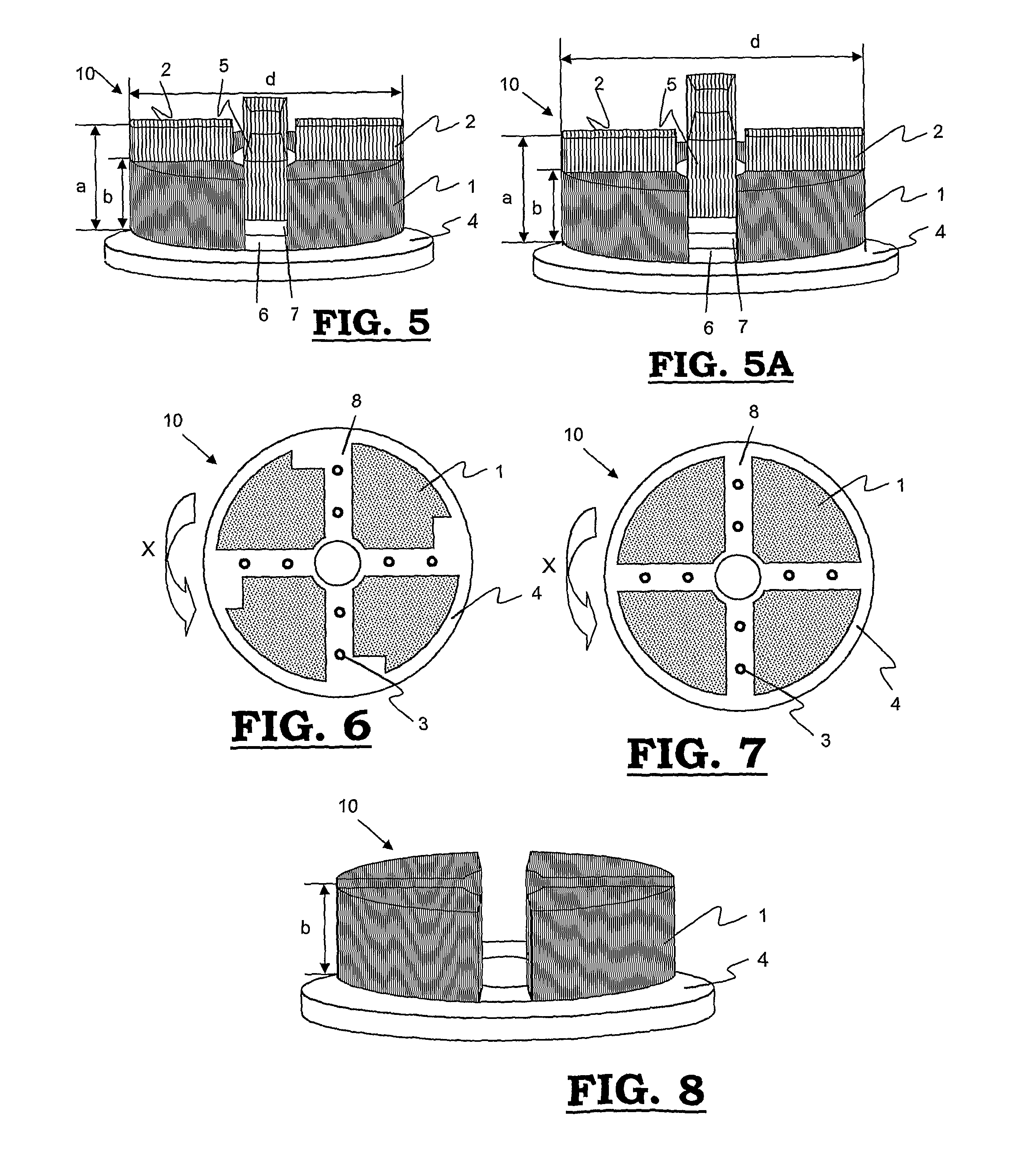 Brush for a machine for the horizontal and/or vertical cleaning of surface that are separated by grooves, joints, unevennesses and/or pores and a machine provided with such brushes