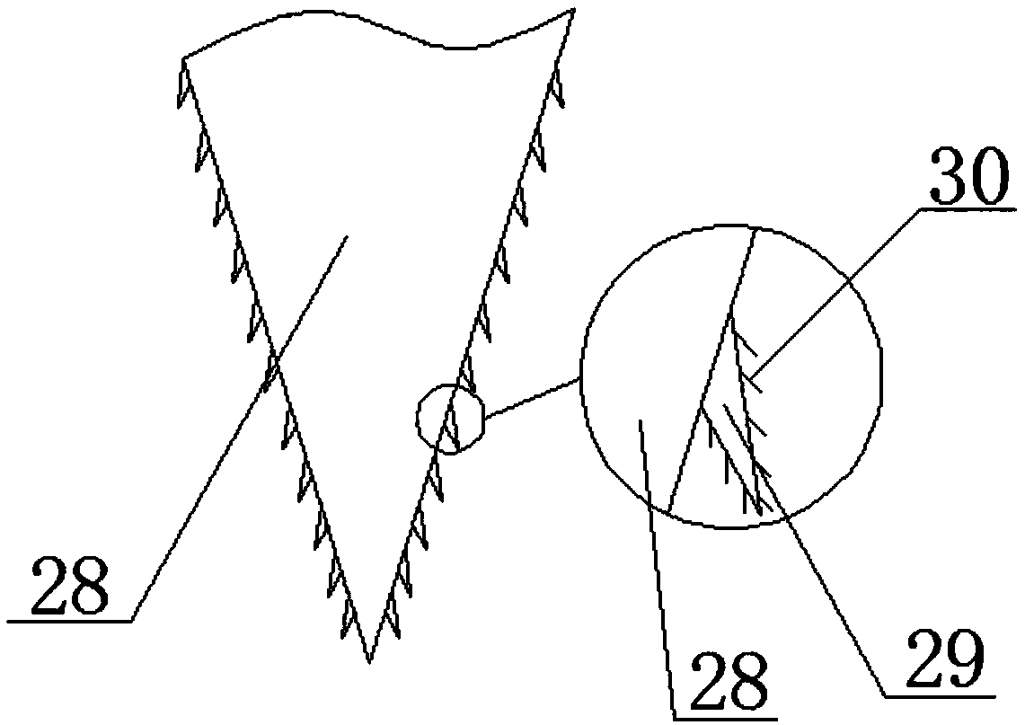 Ground flattening device for construction site