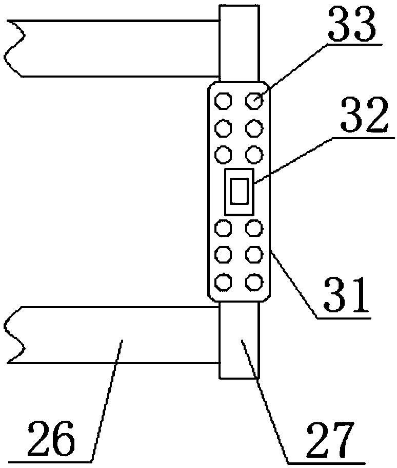 Ground flattening device for construction site