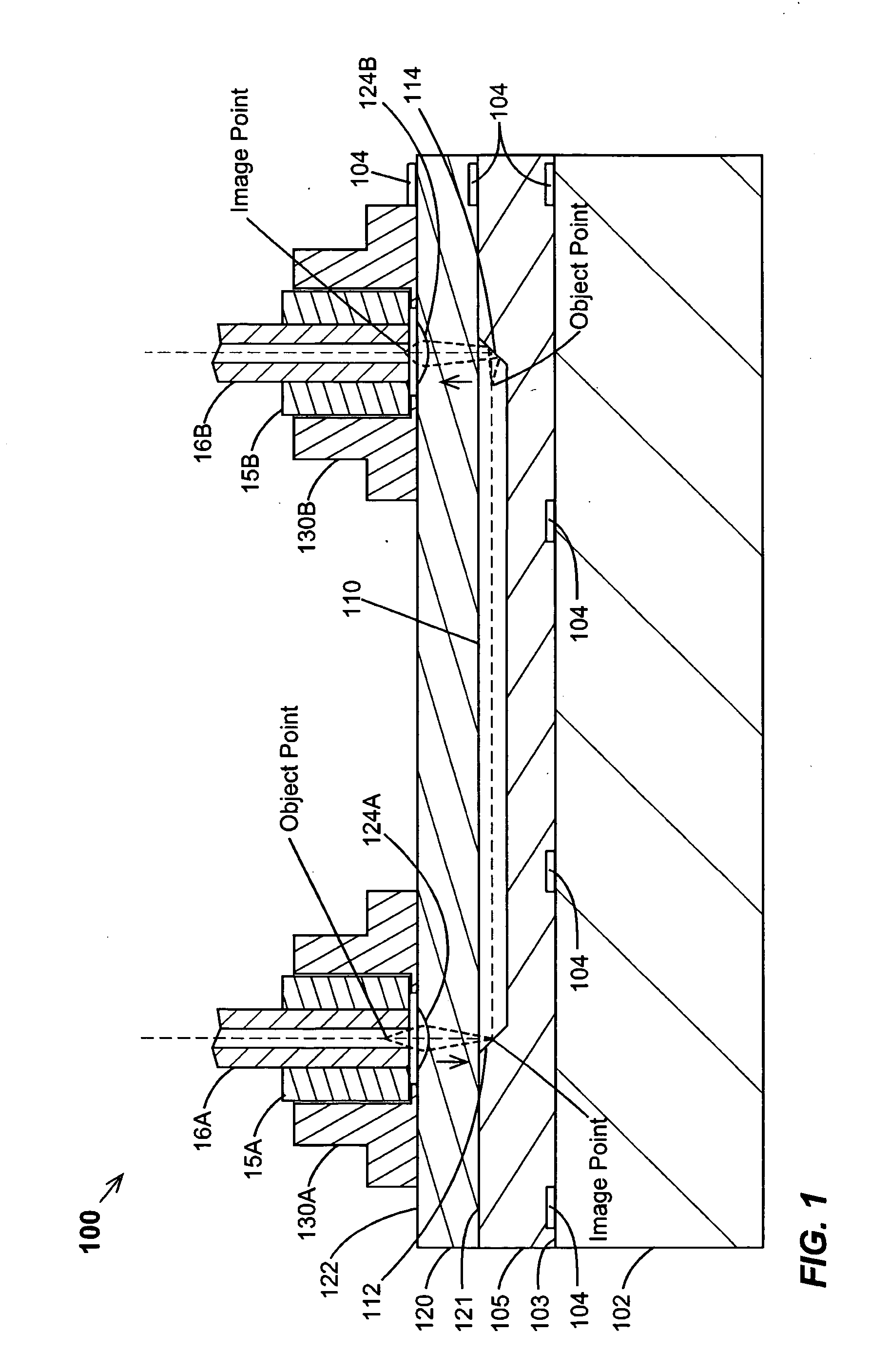 Optical backplanes with integrated optical couplers and methods of making the same