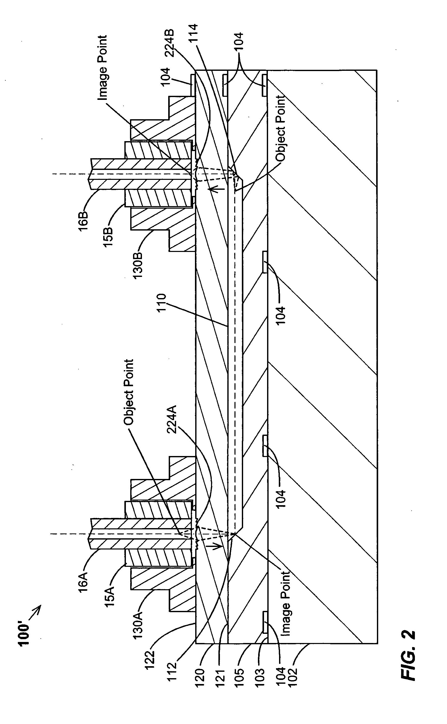 Optical backplanes with integrated optical couplers and methods of making the same