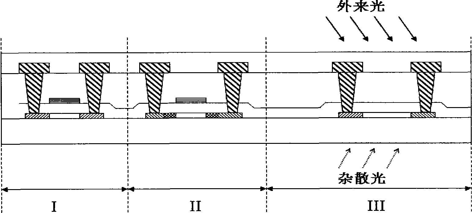 Liquid crystal display device and voltage detection method of optical sensor