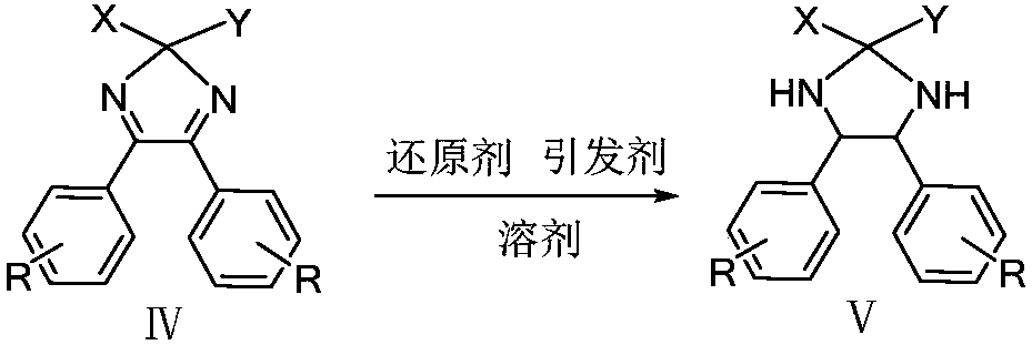 Method for preparing intermediate of chiral vicinal diamine