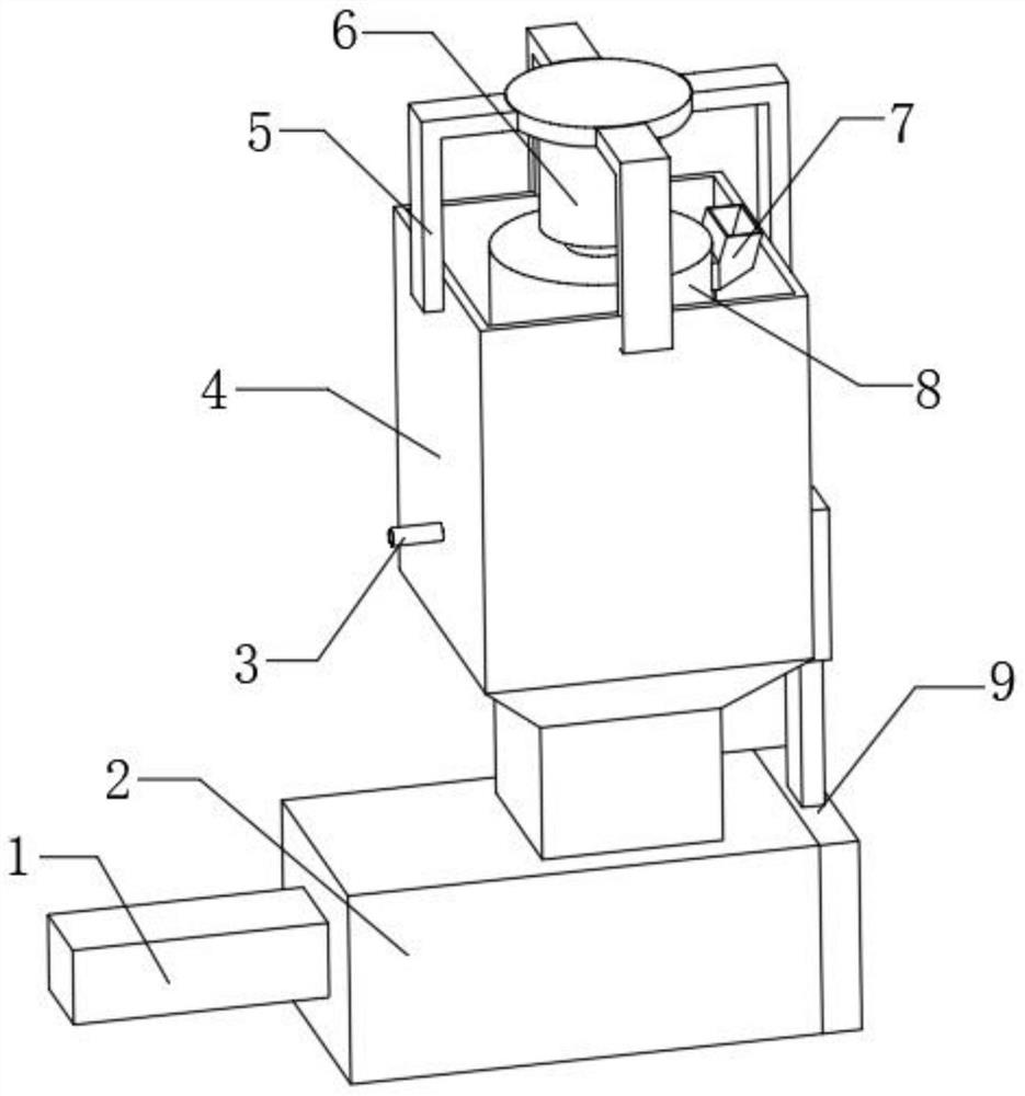 Kitchen waste crushing and squeezing all-in-one machine