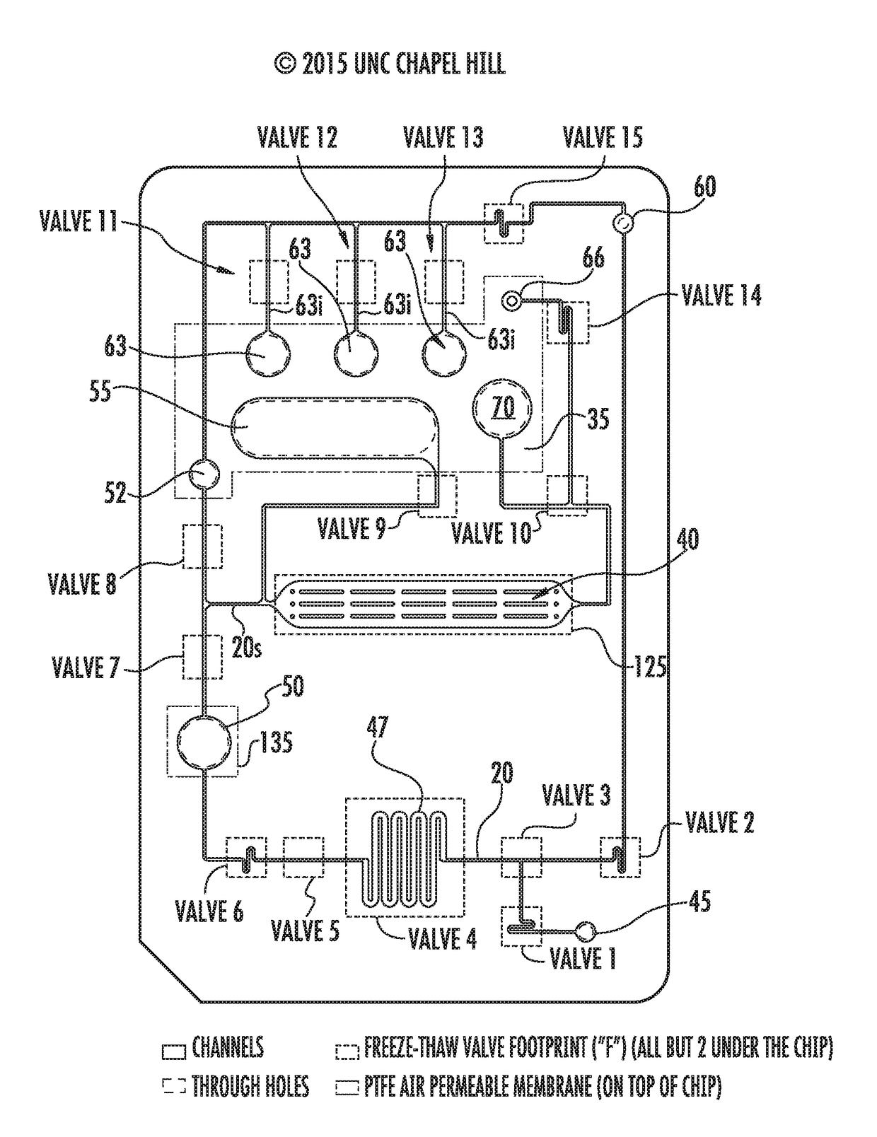 Fluidic devices with freeze-thaw valves with ice-nucleating agents and related methods of operation and analysis