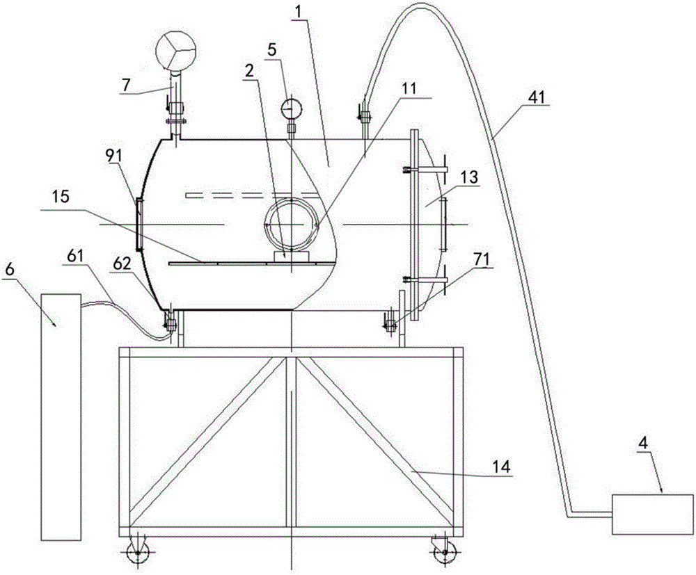 Device and method for detecting environmental parameter in lithium ion battery explosion process