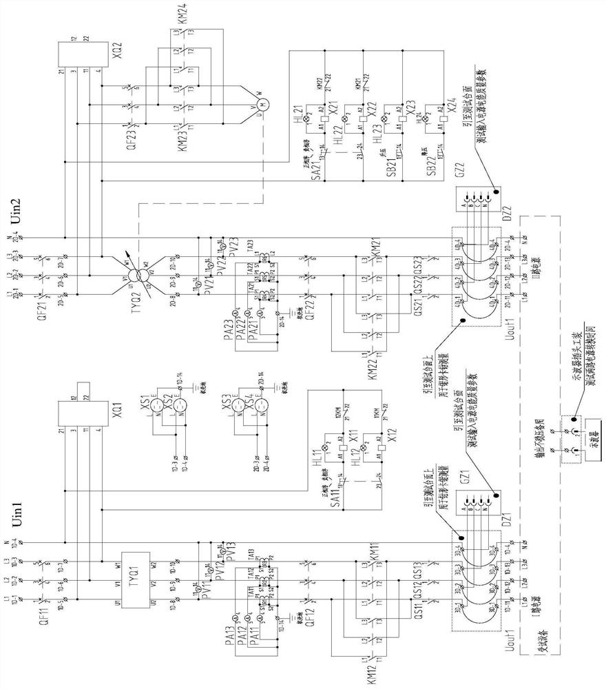 Power supply screen input comprehensive test board