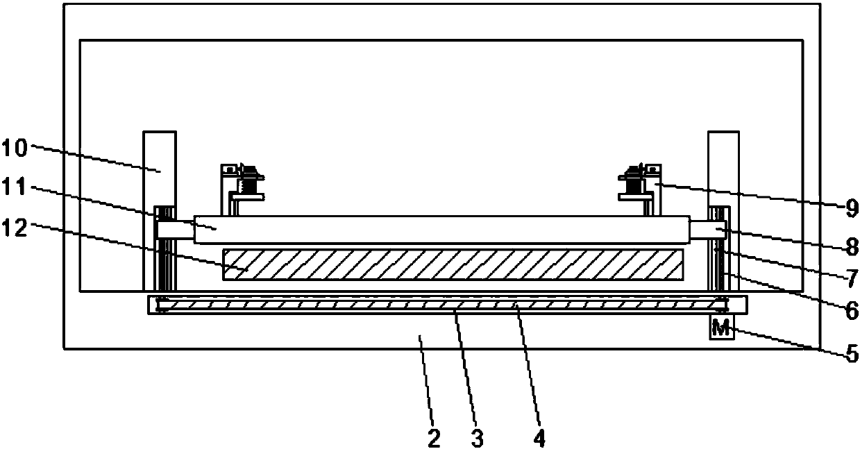 Wound core clamping part fixing device