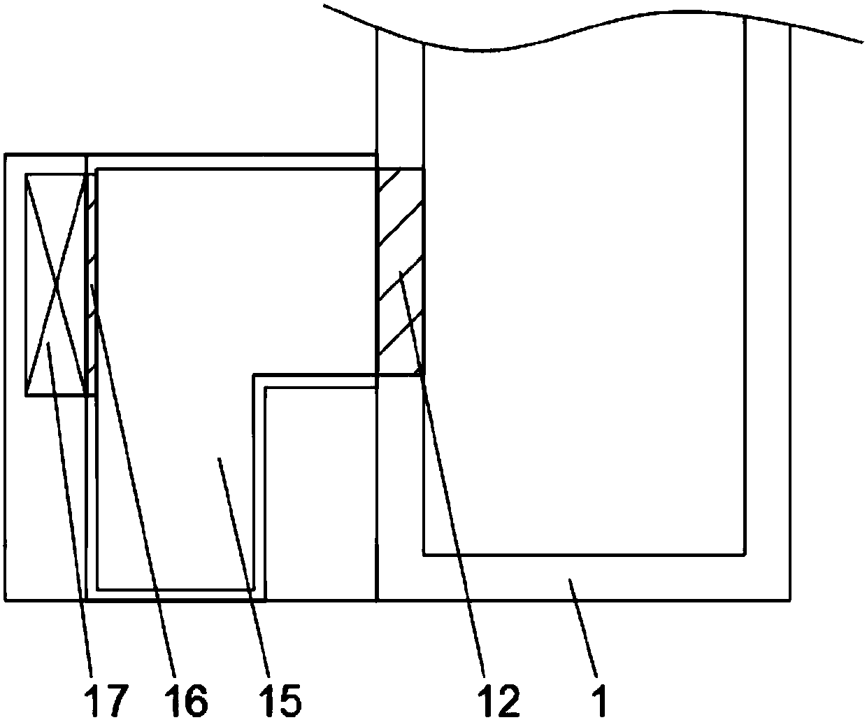 Wound core clamping part fixing device