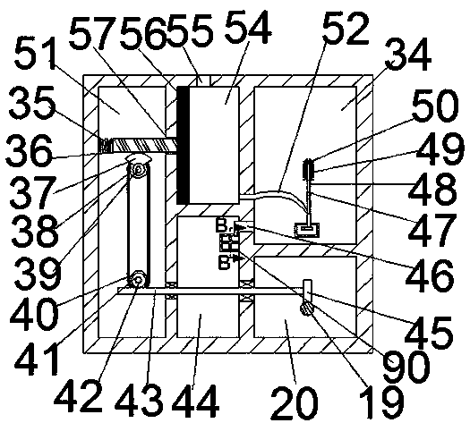 Cleaning device for biological reagent test tube