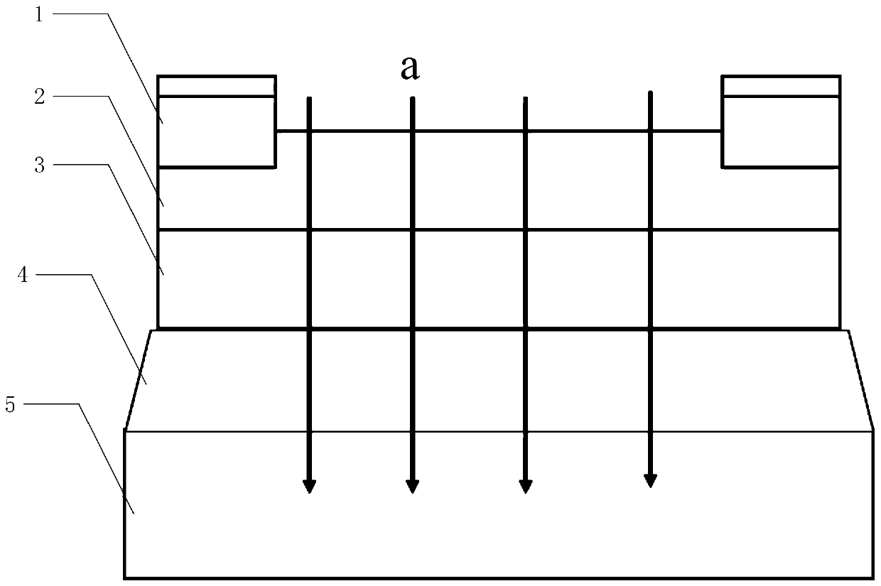 Method for reinforcing displacement irradiation resistance of inverted triple junction solar cell based on deep ion implantation