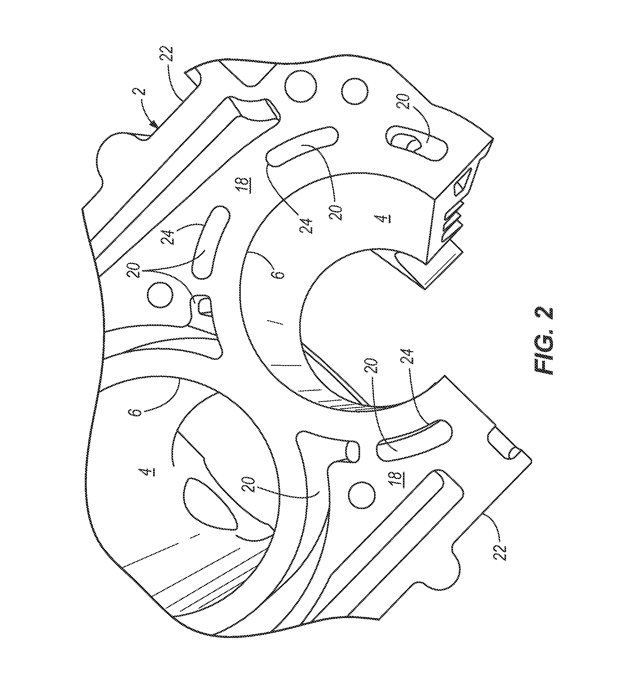 Composite core for the casting of engine head decks