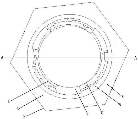 Ball-holding type locknut