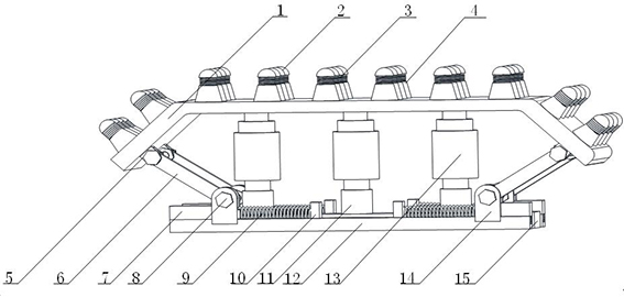 Hydrogen energy long pipe trailer with intelligent safety protection device and safety protection method