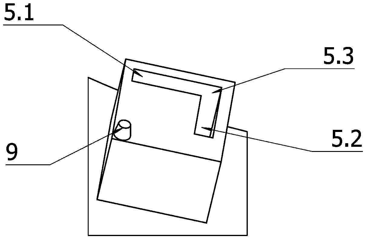 Fixing device for high-power charging of round robot