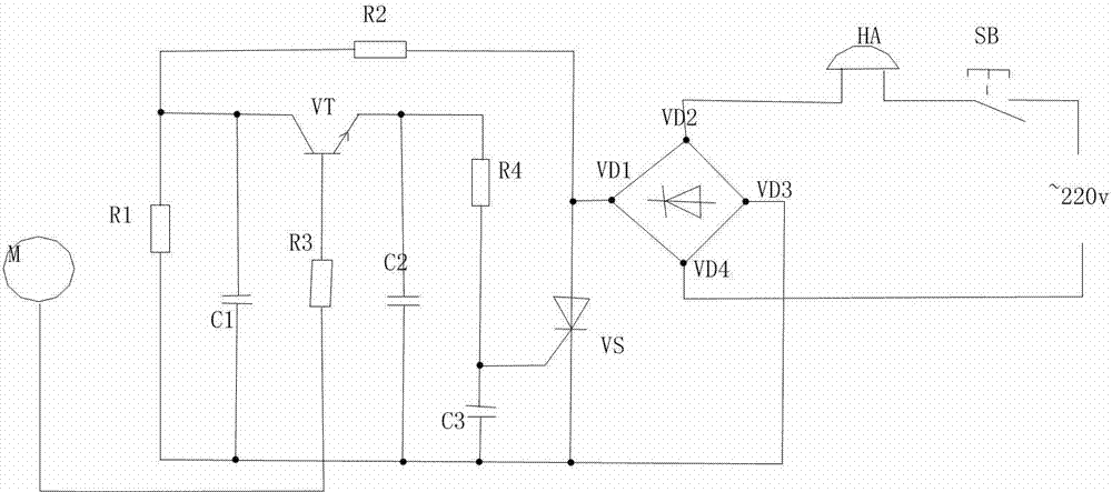 Lasting alarm switch circuit