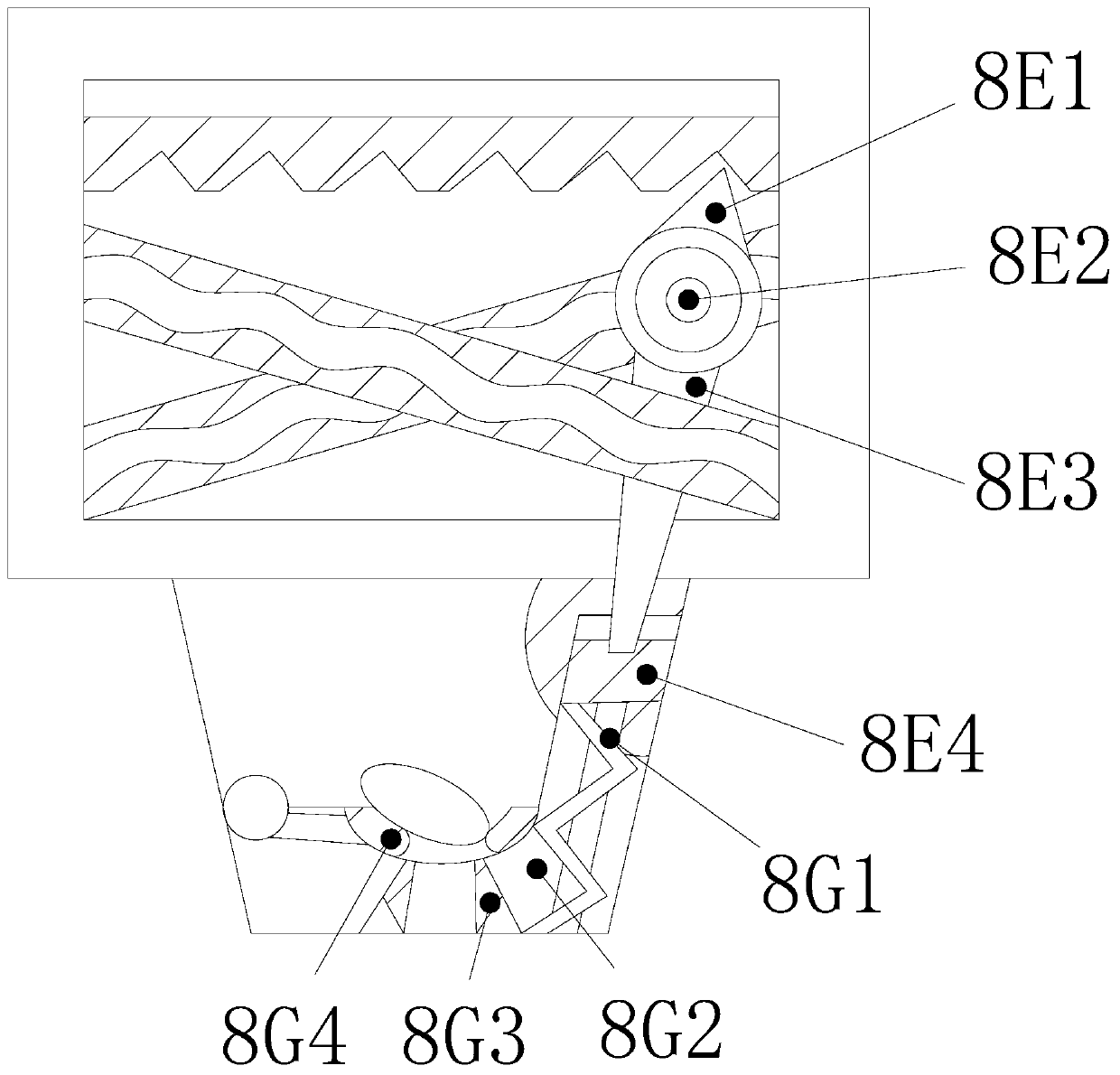 Laser material processing system capable of finely adjusting warping distance through striker for laser marking