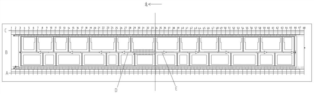 Comprehensive construction method for large-area prestressed pipe pile in existing open storage yard area