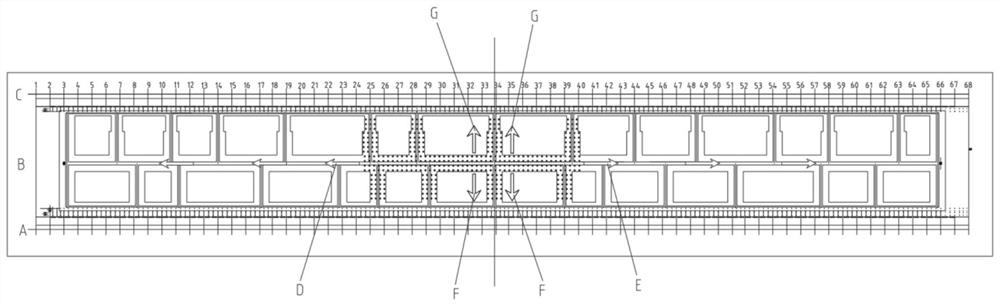 Comprehensive construction method for large-area prestressed pipe pile in existing open storage yard area