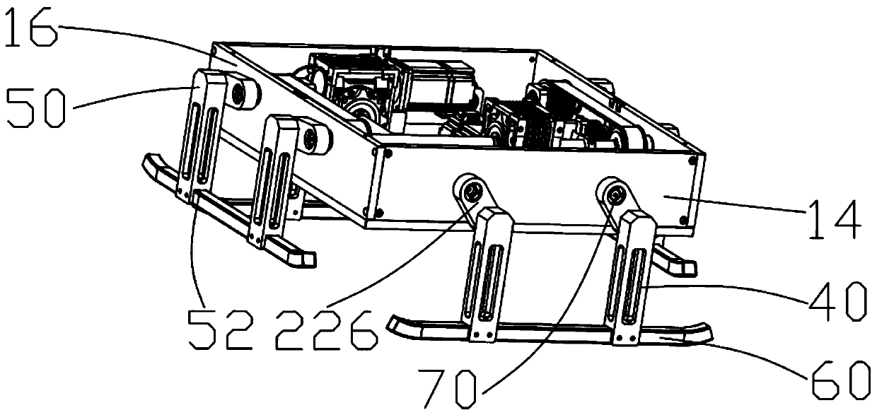 Two-dimensional travelling mechanism