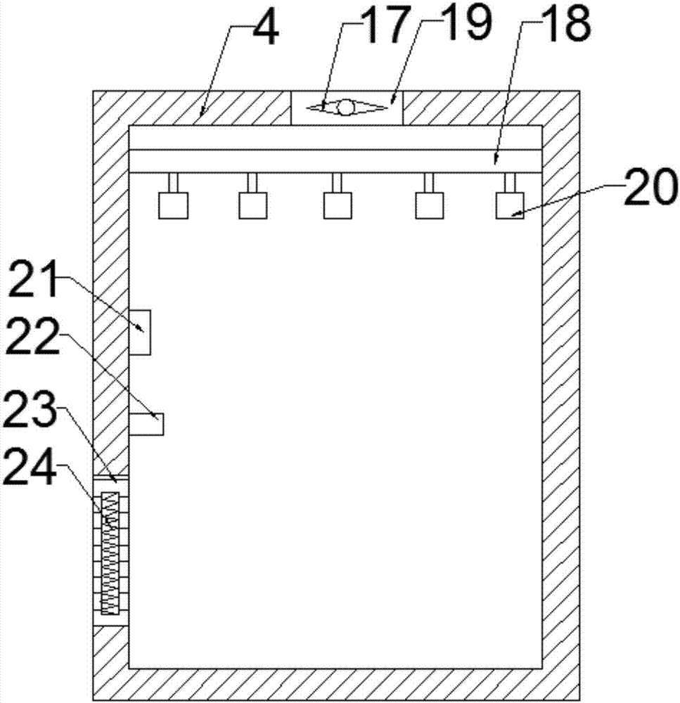 Antitheft electric power cabinet convenient for moving and fixing