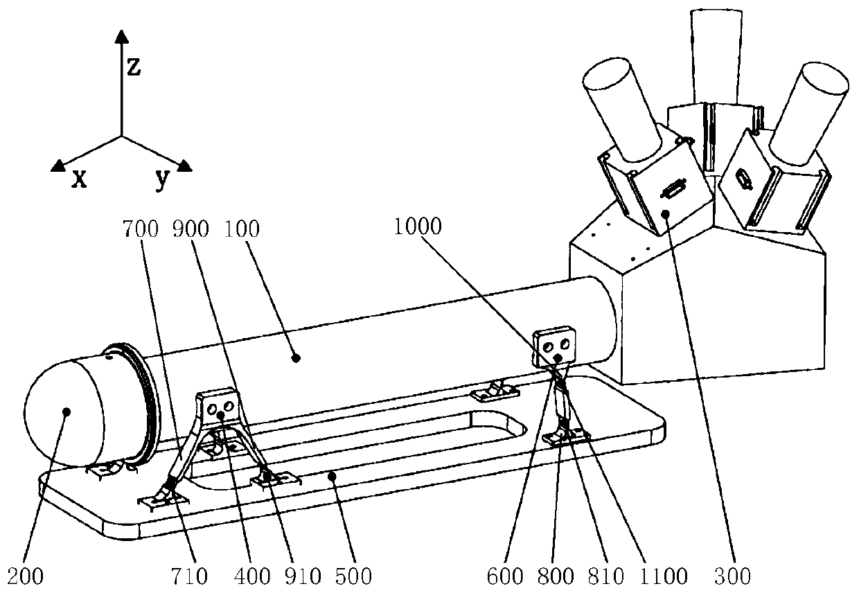 Integrated platform supporting hinge