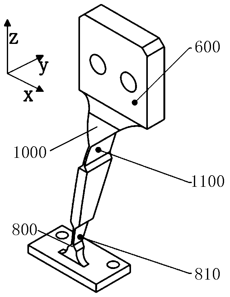 Integrated platform supporting hinge