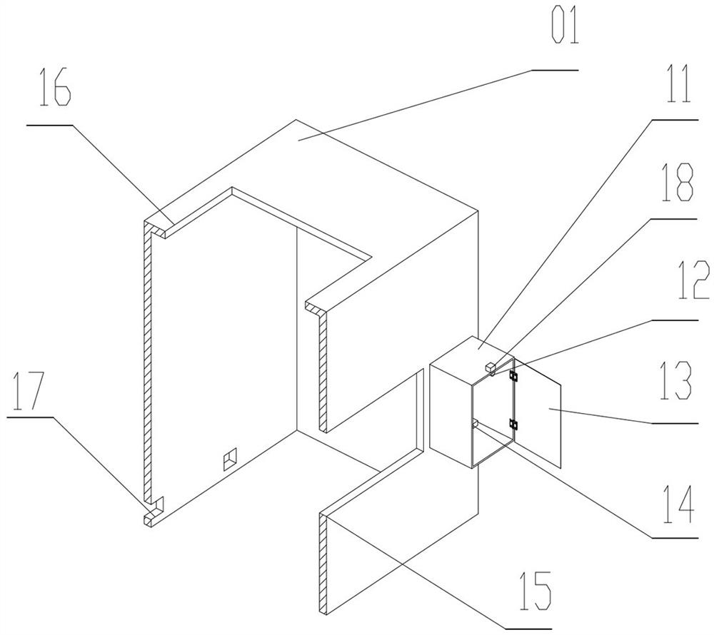 Clinical anti-infection isolation device and operation method