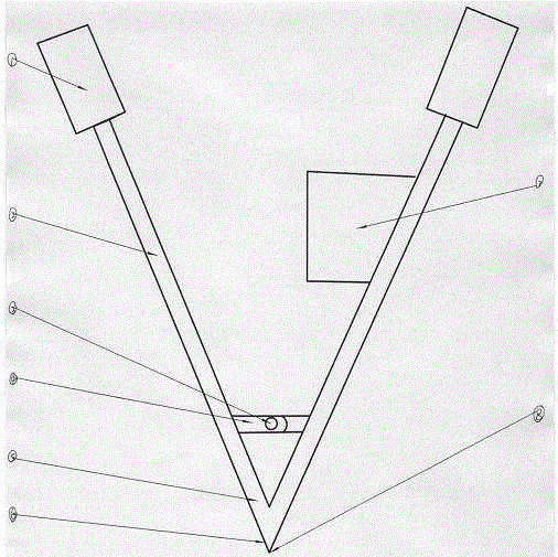 Large-slit powerless self-breaking nutritional pot seedling-self-carrying transplanting device