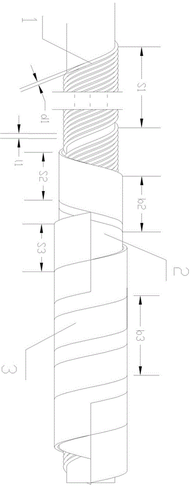 Shielding structure for medium-voltage cable