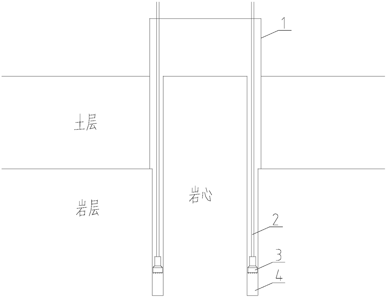 Construction method and equipment of circular bored socketed piles