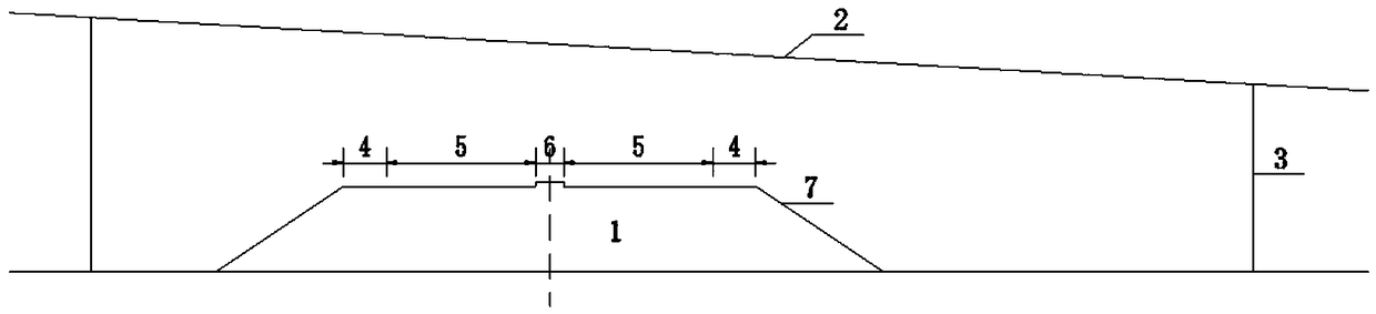 Method for widening expressway at overpass