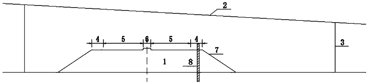 Method for widening expressway at overpass