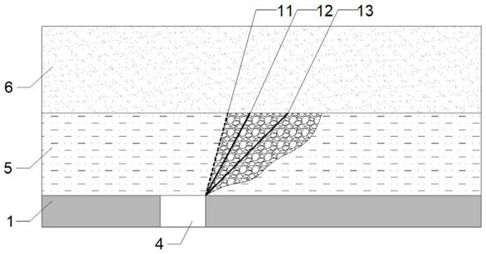 Method for protecting roadway under top-cutting gob-side entry retaining of coal seam containing dirt band