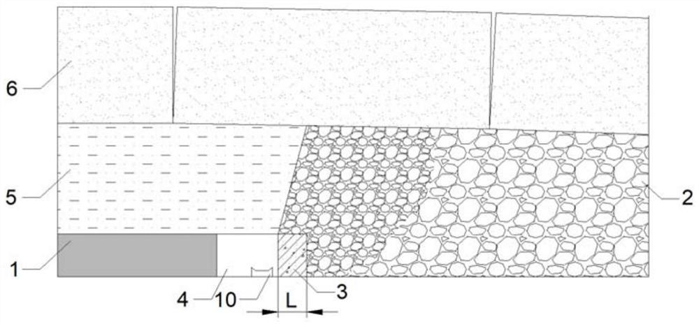 Method for protecting roadway under top-cutting gob-side entry retaining of coal seam containing dirt band