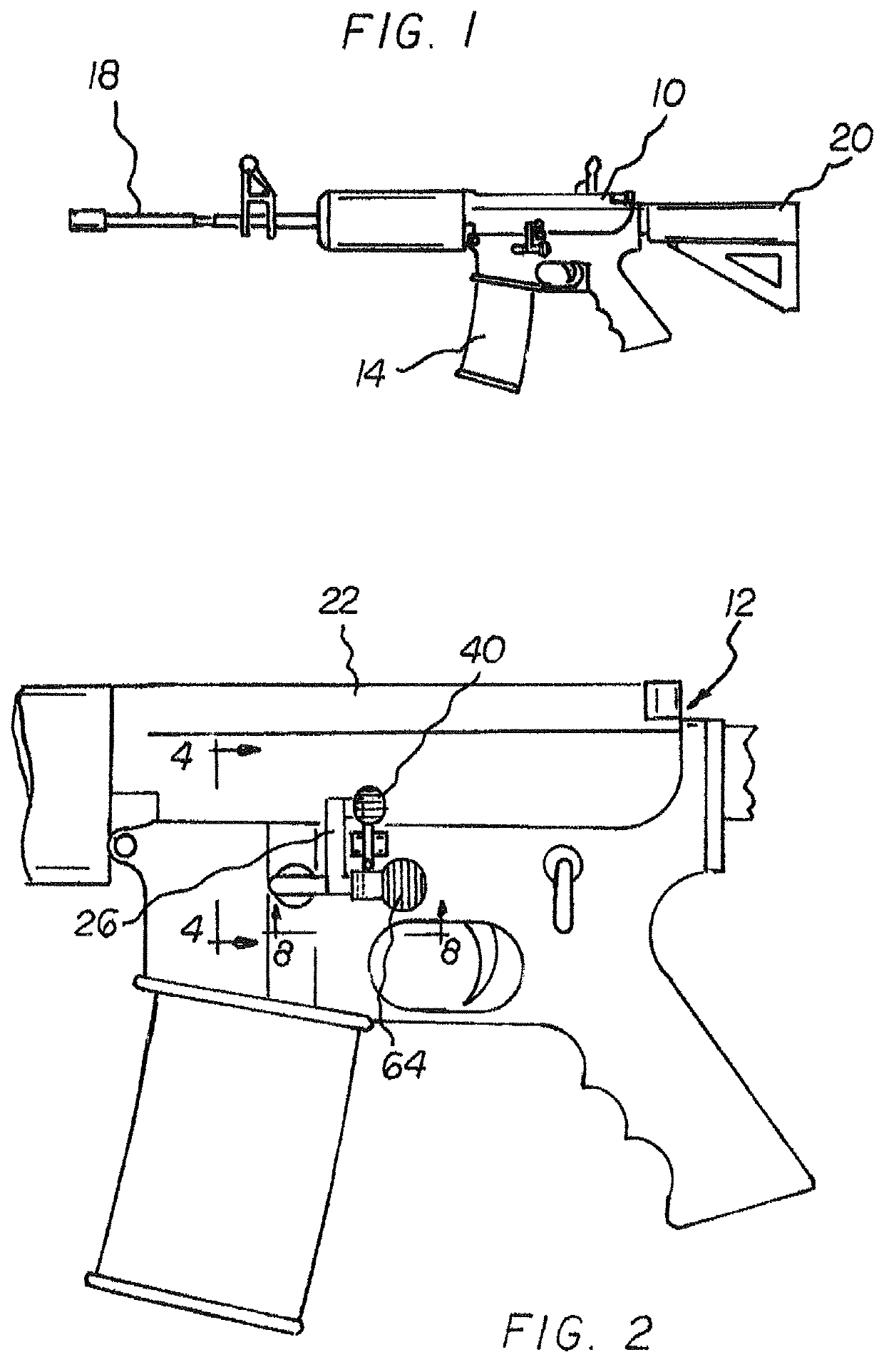 Bolt catch engagement/magazine release system