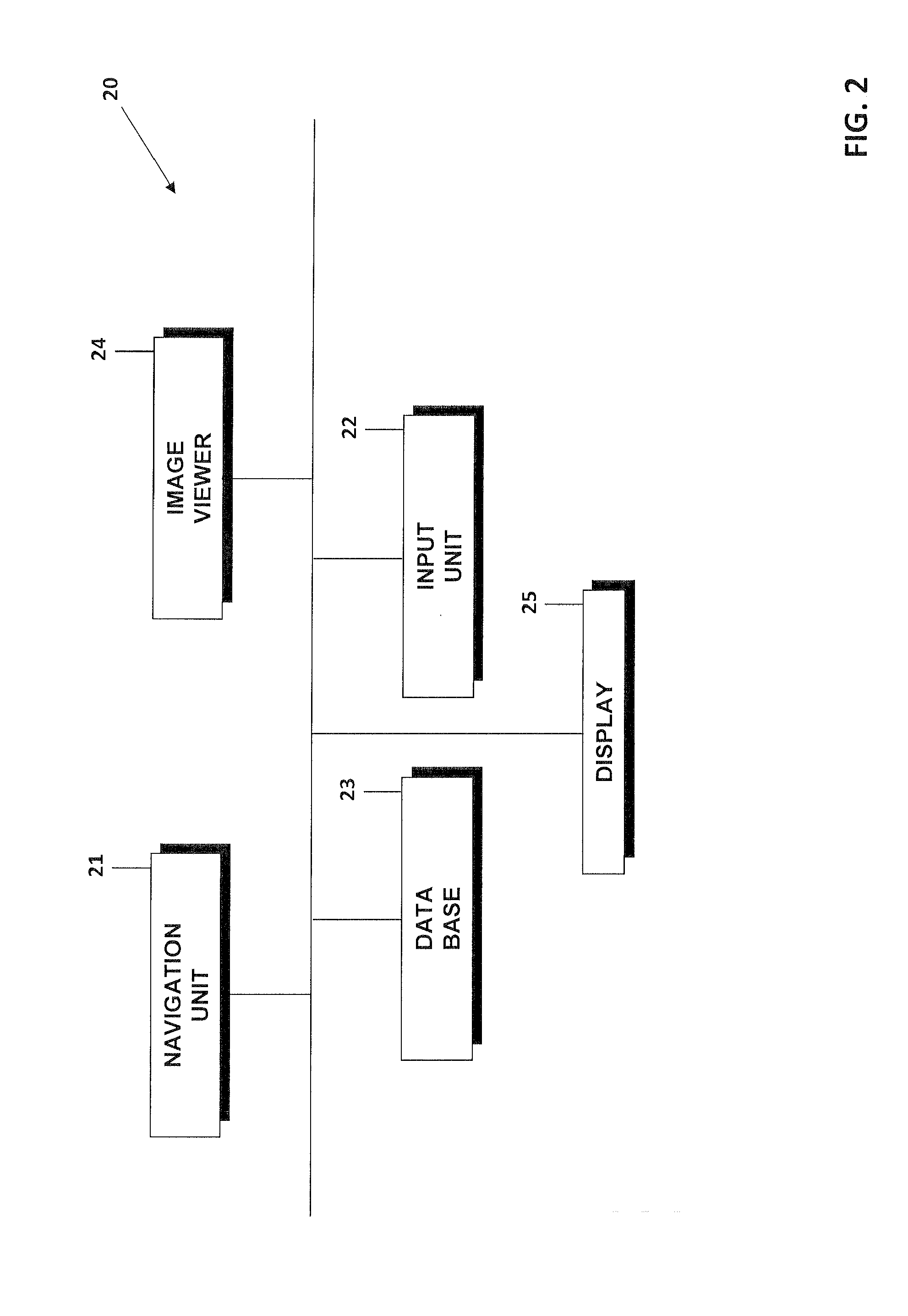 System for displaying a three-dimensional landmark