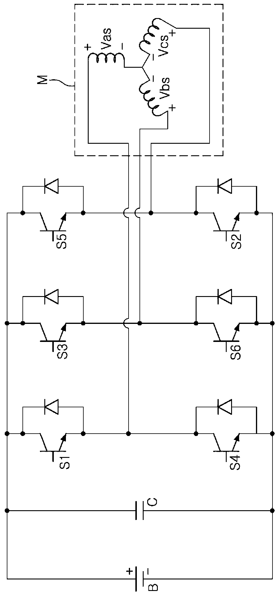 Inverter system for vehicle