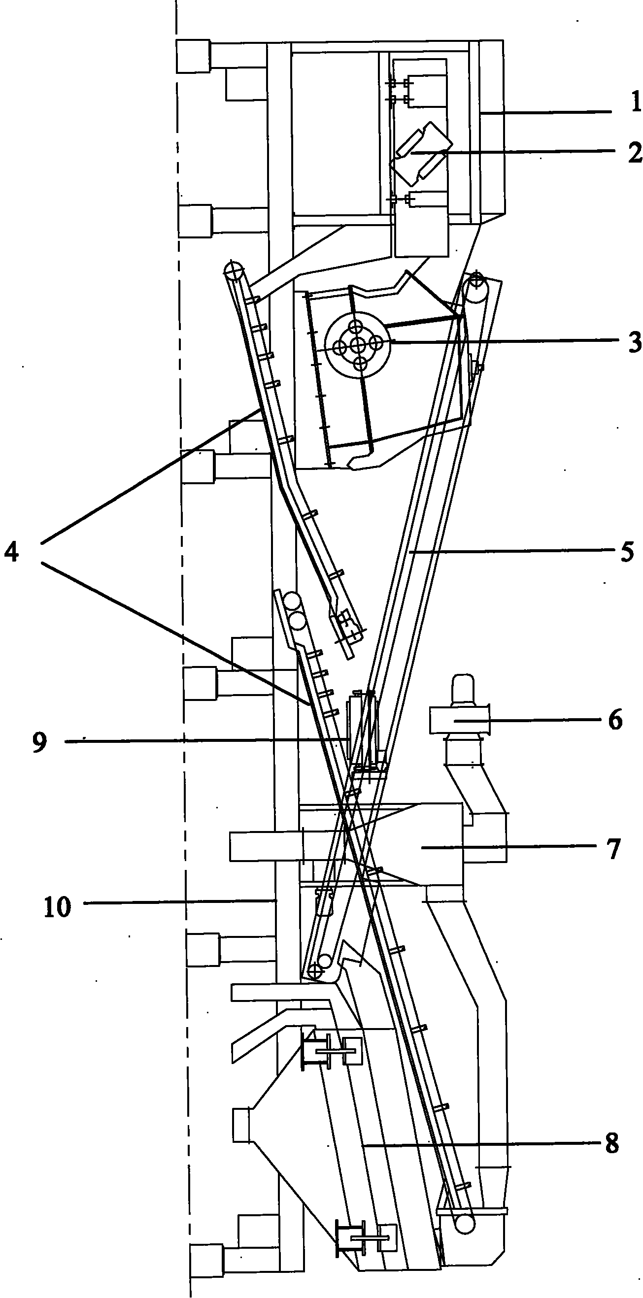 Mobile construction waste treatment device