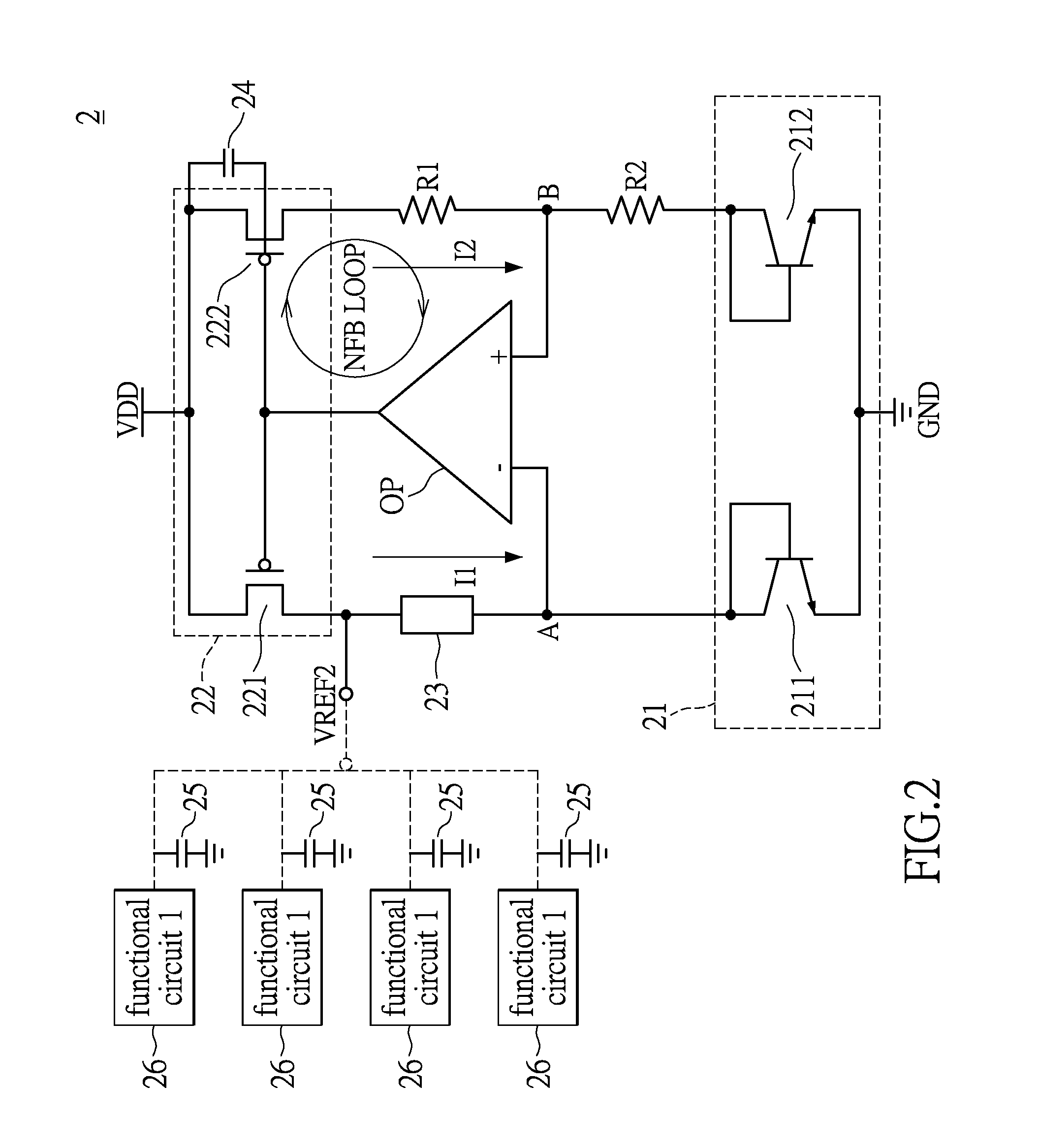 Bandgap reference voltage circuit and electronic apparatus thereof