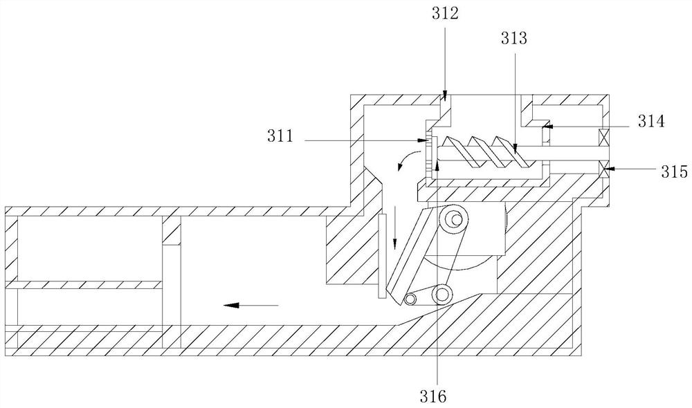 Pelletizing and pipe discharging integrated production equipment